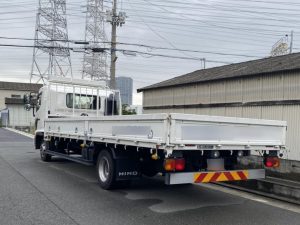 4t平車両木箱梱包製品の配送業務