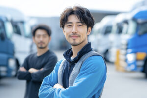 大型ジョルダー車両食品センターパレット配送